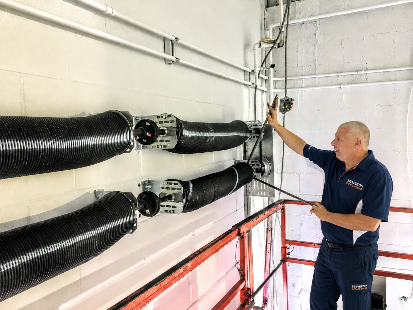 Commercial spring repair
