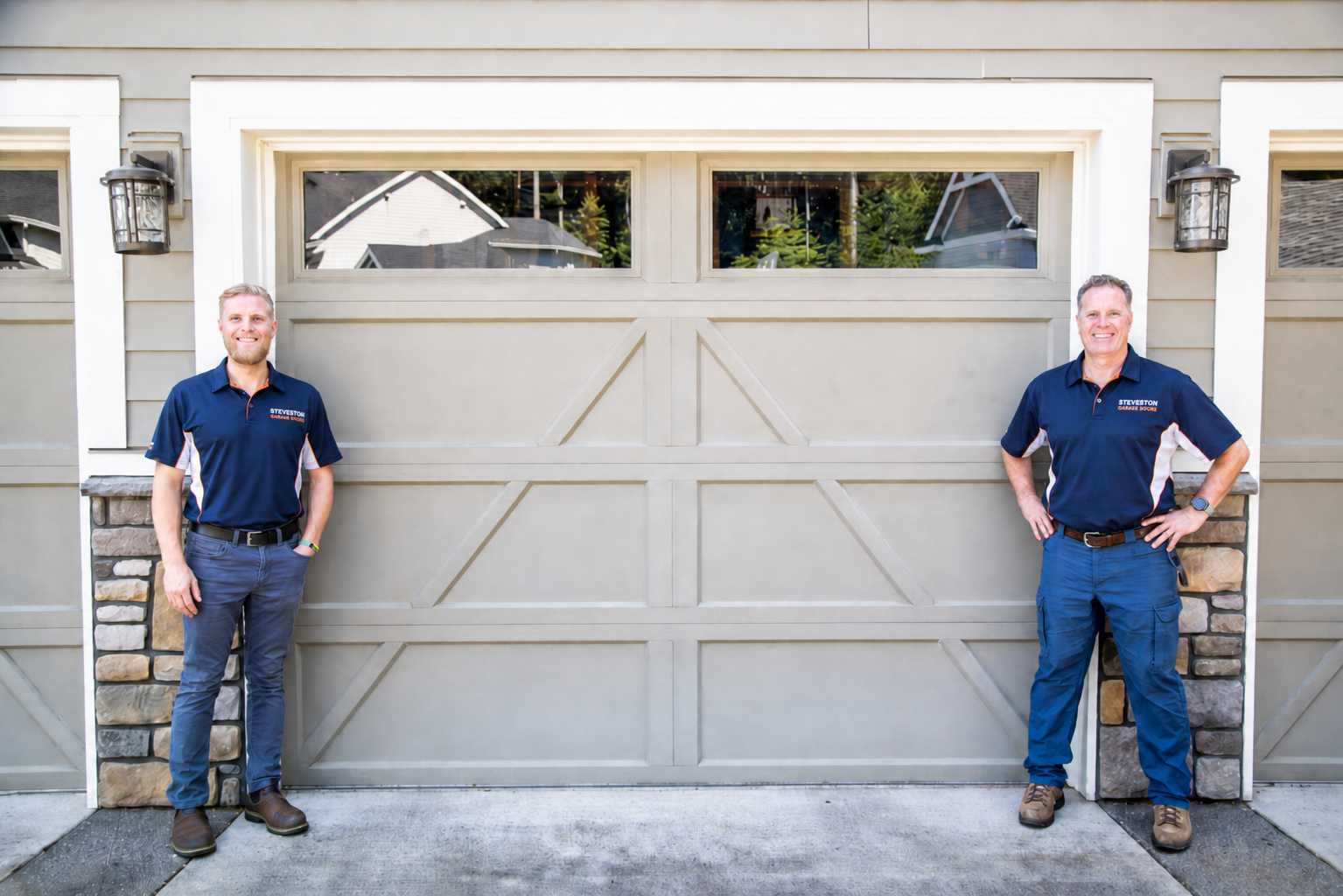 New garage door